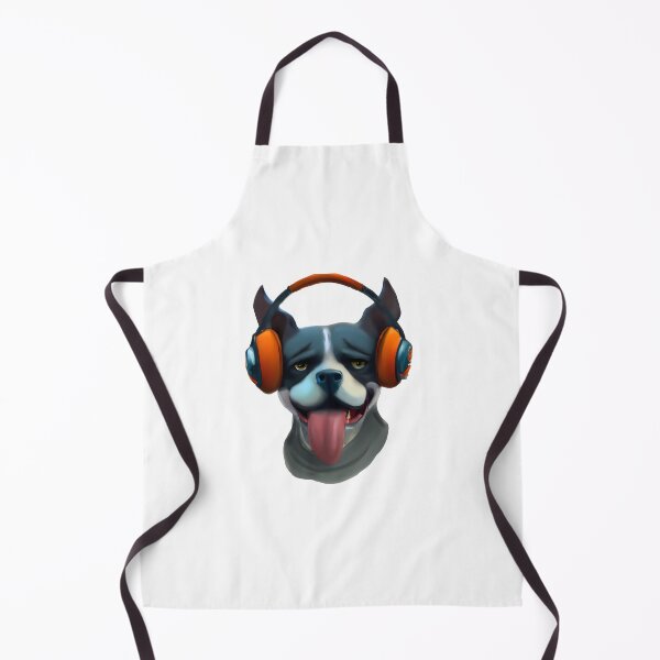 Item preview, Dog wearing headphones designed and sold by The boys.