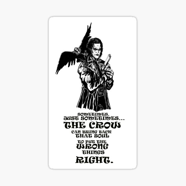 The Crow: Eric Draven Sticker