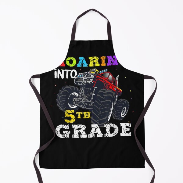 Item preview, Back To School Roaring Into 5th Grade Monster Truck Kids Boy designed and sold by andrewbashfordb.