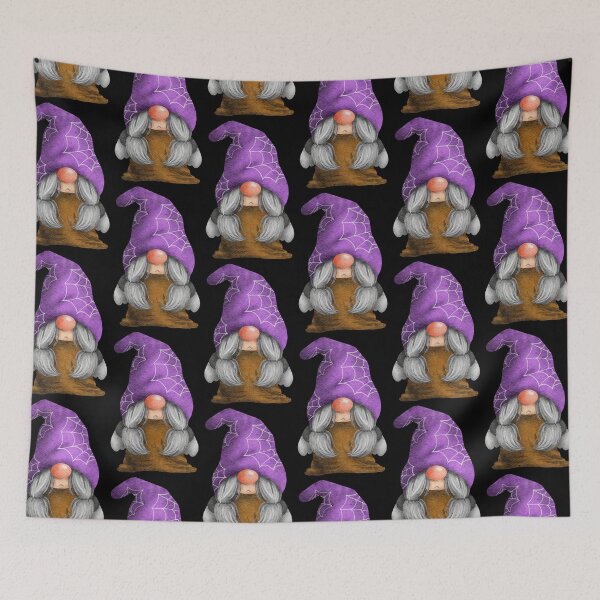 Item preview, Cute Gnome Purple hat with Webs designed and sold by Trinket-Trickster.