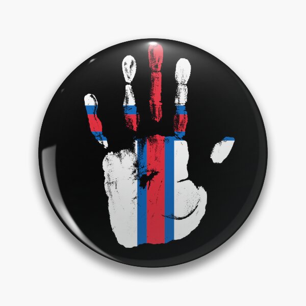 Item preview, Hand Faroe Islands Flag Palm designed and sold by rafaeltto.