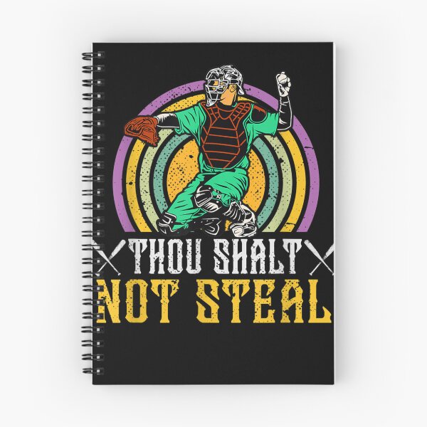 Item preview, Baseball Catcher Thou Shalt Not Steal  designed and sold by andrewbashfordb.