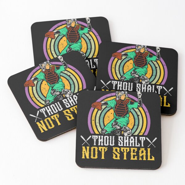 Item preview, Baseball Catcher Thou Shalt Not Steal  designed and sold by andrewbashfordb.