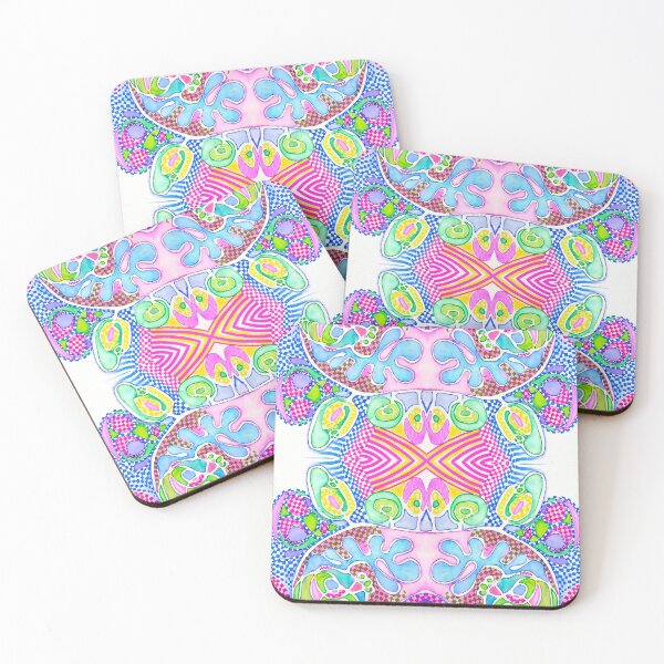Item preview, Kaleidoscope, lines, chess board, rainbow. designed and sold by ivaksivak.