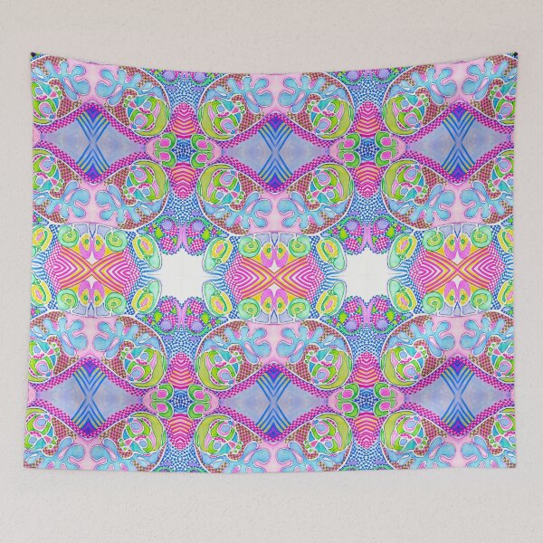 Item preview, Kaleidoscope, lines, chess board, rainbow. designed and sold by ivaksivak.