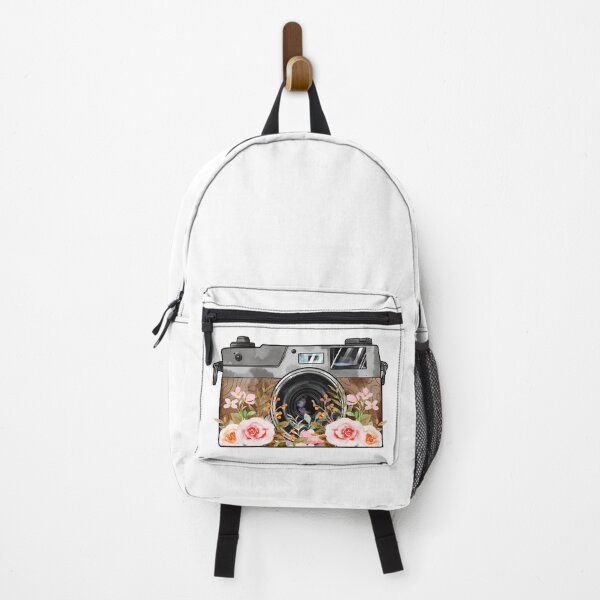 Item preview, Watercolor Camera With Flowers designed and sold by virillanissa.