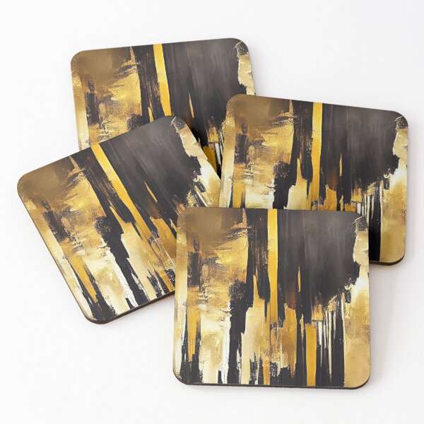 Item preview,  Black and Gold Abstract designed and sold by knightsydesign.