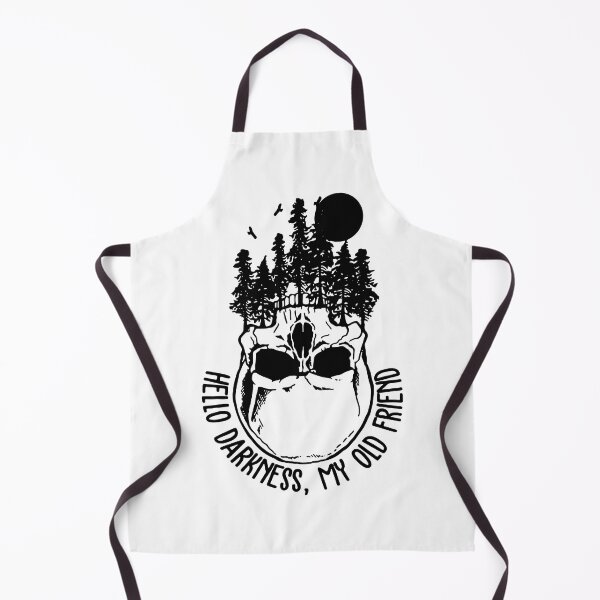 Item preview, Hello Darkness My Old Friend Skull Vintage designed and sold by ChristYoung90.
