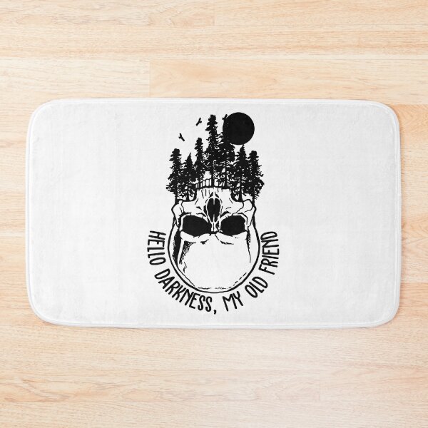 Item preview, Hello Darkness My Old Friend Skull Vintage designed and sold by ChristYoung90.