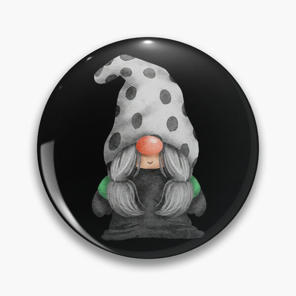 Item preview, Cute Gnome Gray Polka Dot Hat designed and sold by Trinket-Trickster.