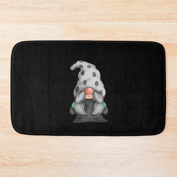 Item preview, Cute Gnome Gray Polka Dot Hat designed and sold by Trinket-Trickster.