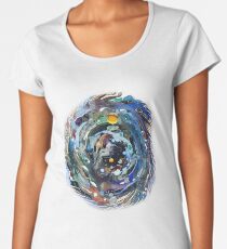 Psychedelic Space Women's Premium T-Shirt
