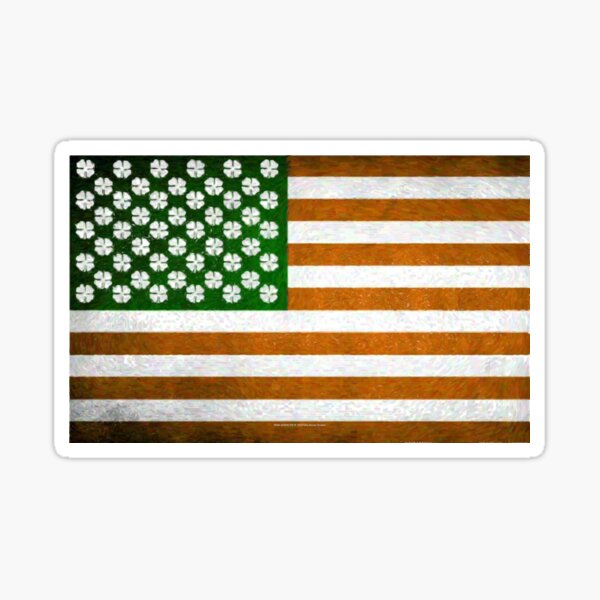 Irish American 015 Sticker