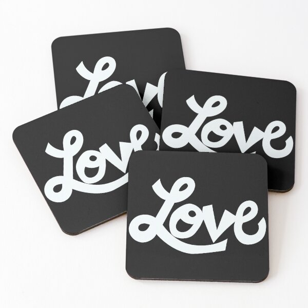 Item preview, LOVE text art - icy blue cursive  designed and sold by AngelDawnDesign.