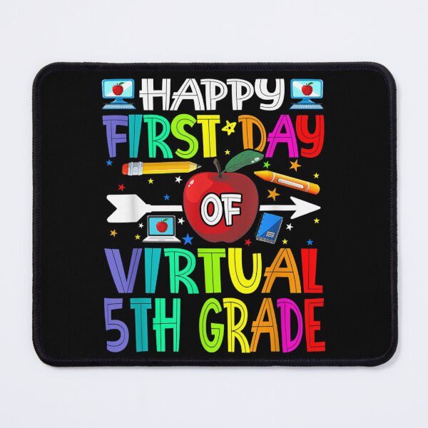 Item preview, Happy First Day Of Virtual 1st Grade Teacher Students Gift  designed and sold by andrewbashfordb.