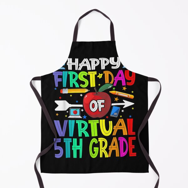 Item preview, Happy First Day Of Virtual 1st Grade Teacher Students Gift  designed and sold by andrewbashfordb.