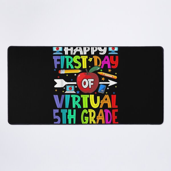 Item preview, Happy First Day Of Virtual 1st Grade Teacher Students Gift  designed and sold by andrewbashfordb.