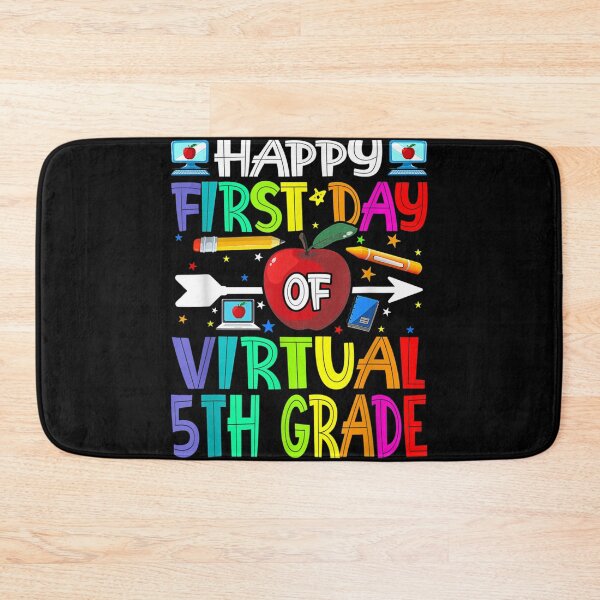 Item preview, Happy First Day Of Virtual 1st Grade Teacher Students Gift  designed and sold by andrewbashfordb.