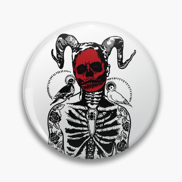 Item preview, Satan Goth Skull Skeleton Vintage designed and sold by ChristYoung90.
