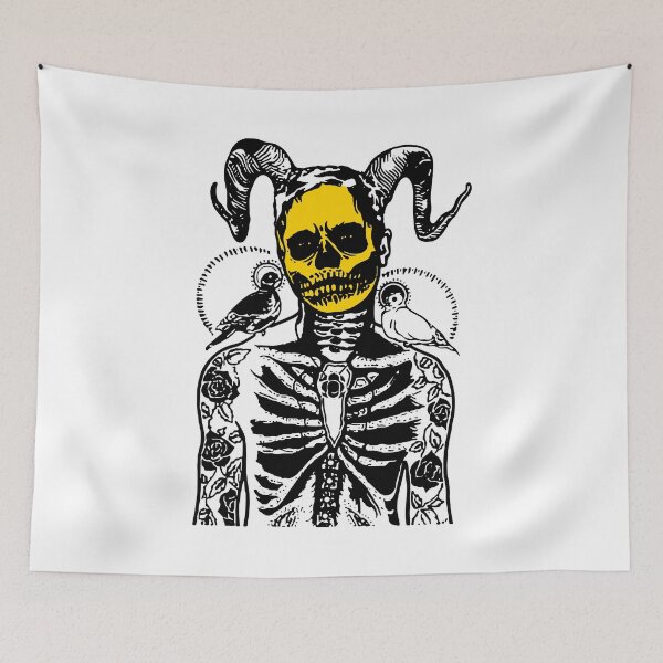 Item preview, Satan Goth Skull Skeleton Vintage designed and sold by ChristYoung90.