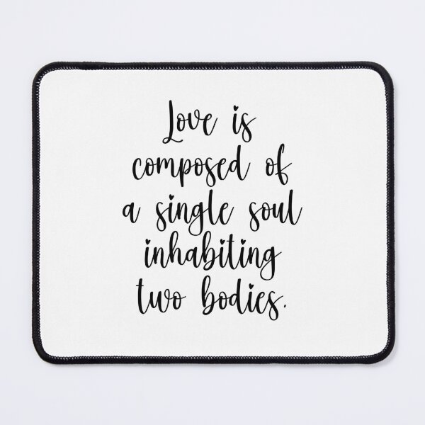 Item preview, Love Is Composed Of A Single Soul Inhabiting Two Bodies - Aristotle designed and sold by PhiloJourney.
