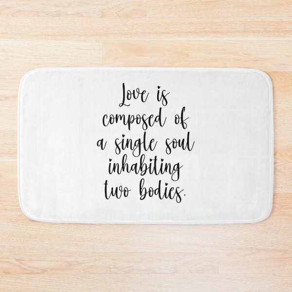 Item preview, Love Is Composed Of A Single Soul Inhabiting Two Bodies - Aristotle designed and sold by PhiloJourney.