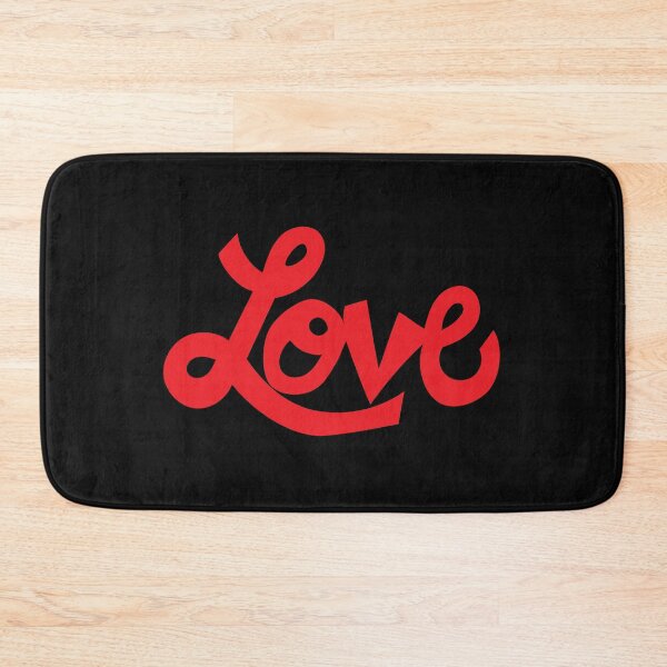 Item preview, LOVE text art red cursive  designed and sold by AngelDawnDesign.