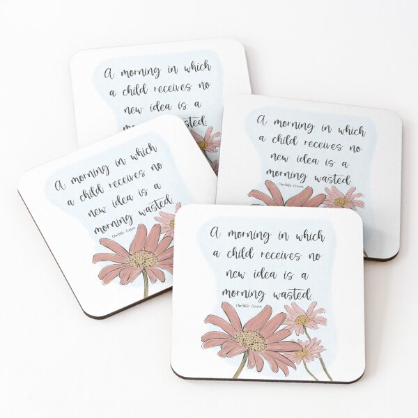 Item preview, Charlotte Mason Homeschool Education Morning Wasted Quote designed and sold by smith-jeniffer.