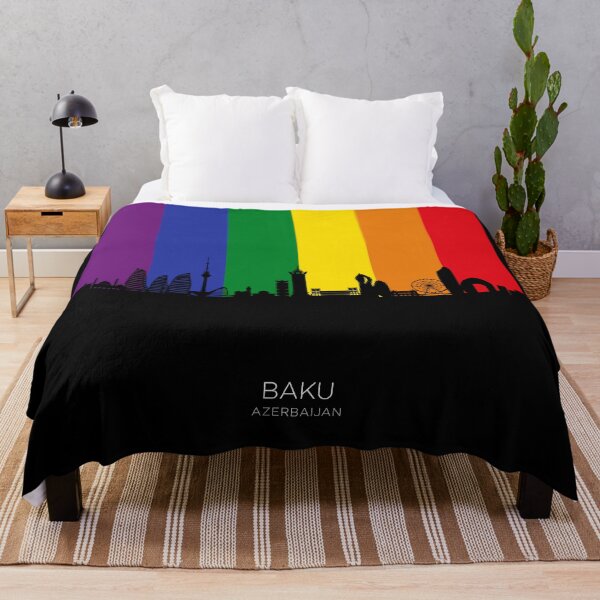 Artikelvorschau, Baku Azerbaijan Skyline entworfen und verkauft von ArtPrints.