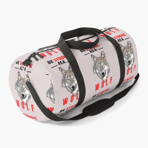 Item preview, Be strong as a Wolf - Motivational quotes about life  designed and sold by Cloofur.