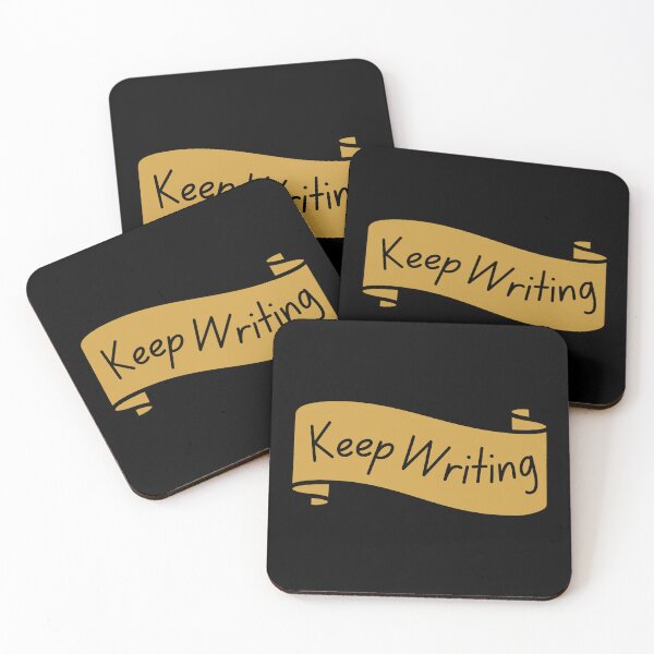 Item preview, Keep Writing - motivation for writers designed and sold by shmodev.