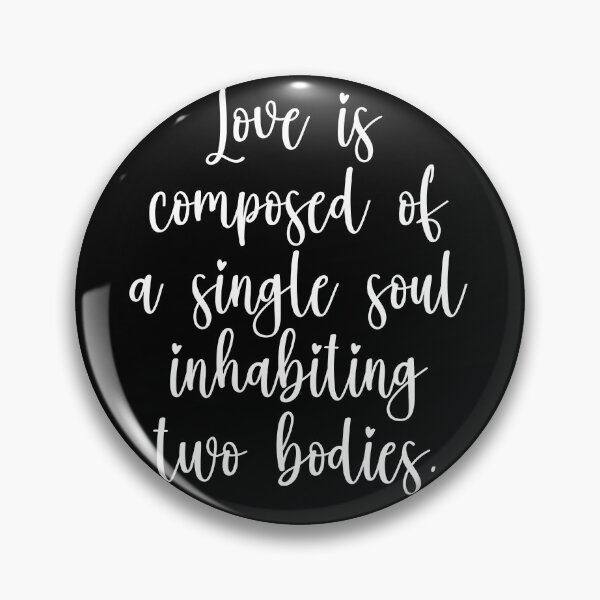 Item preview, Love Is Composed Of A Single Soul Inhabiting Two Bodies - Aristotle Quotes designed and sold by PhiloJourney.