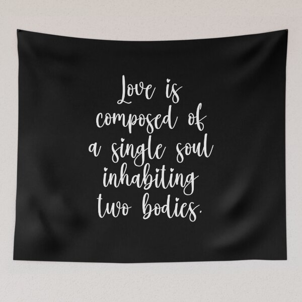 Item preview, Love Is Composed Of A Single Soul Inhabiting Two Bodies - Aristotle Quotes designed and sold by PhiloJourney.