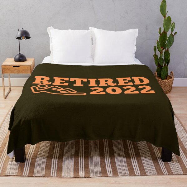 Item preview, Retired In 2022,funny, orange letters. designed and sold by moxdesign.