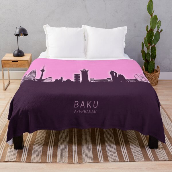 Artikelvorschau, Baku Azerbaijan Skyline entworfen und verkauft von ArtPrints.