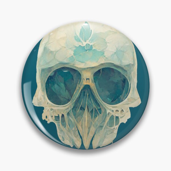 Item preview, Floral Skull designed and sold by meshhead.