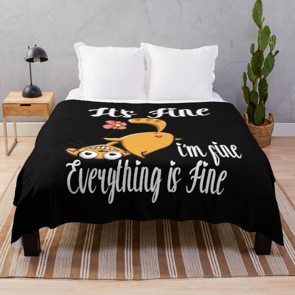 Item preview, Funny Cat It’s Fine I’m Fine Everything is Fine - It's Fine I'm Fine designed and sold by toufikpromo.