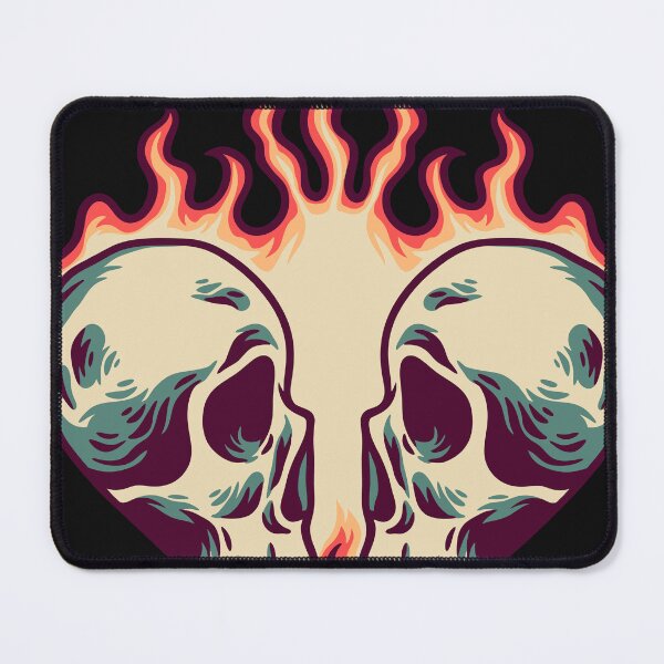 Item preview, Couple Skull Retro Illustration designed and sold by STR Graphs.