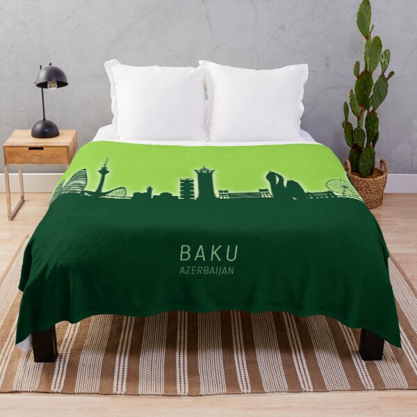 Artikelvorschau, Baku Azerbaijan Skyline entworfen und verkauft von ArtPrints.