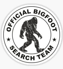 Official Bigfoot Search Team Sticker