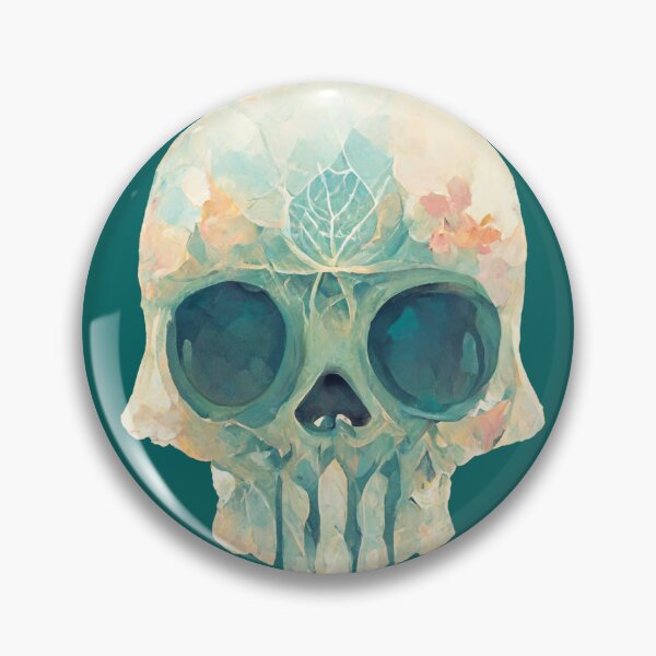 Item preview, Floral Skull designed and sold by meshhead.