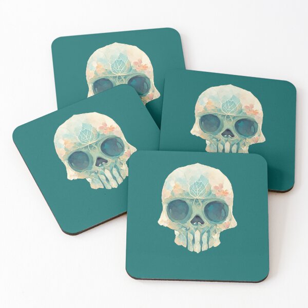 Item preview, Floral Skull designed and sold by meshhead.
