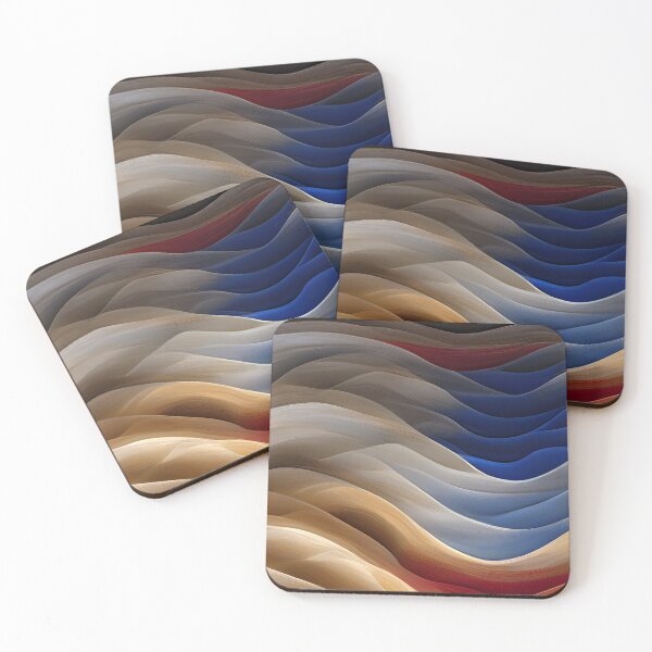 Item preview, Waves and Curves  - Created by A.I. designed and sold by Created-by-AI.