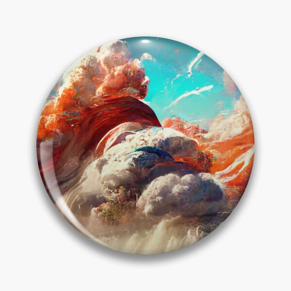 Item preview, Rolling Clouds Landscape Digital Painting designed and sold by RadicalWombat.