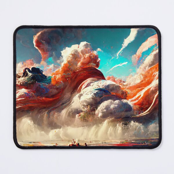 Item preview, Rolling Clouds Landscape Digital Painting designed and sold by RadicalWombat.