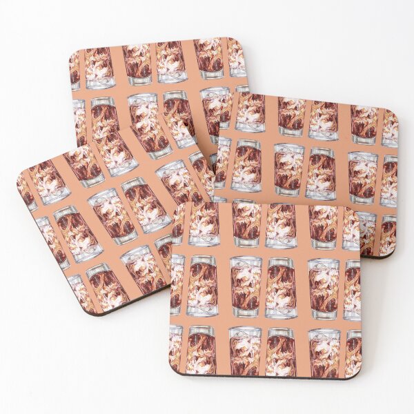 Item preview, Iced Coffee Pattern designed and sold by Katariina Purru.