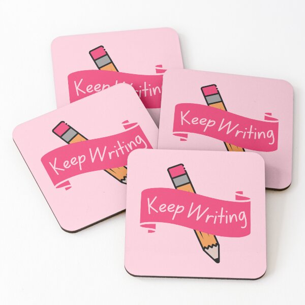 Item preview, Keep Writing - motivation for writers designed and sold by shmodev.