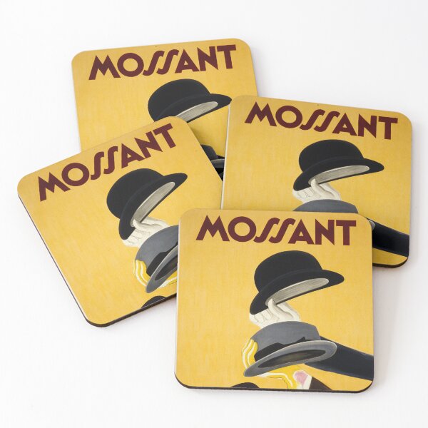 Item preview, MOSSANT HATS 1938 Vintage French Art Deco Poster by Leonetto Cappiello designed and sold by retroposters.