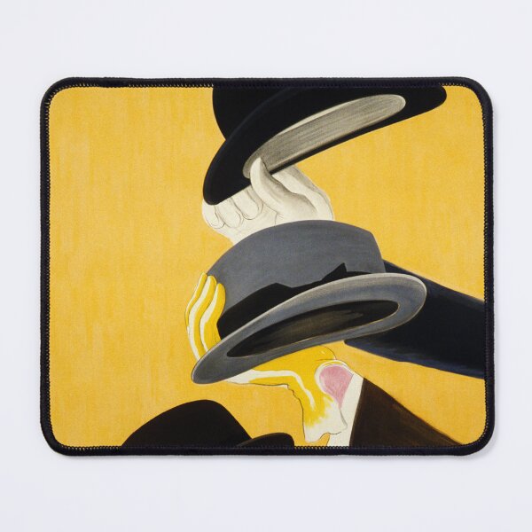 Item preview, MOSSANT HATS 1938 Vintage French Art Deco Poster by Leonetto Cappiello designed and sold by retroposters.