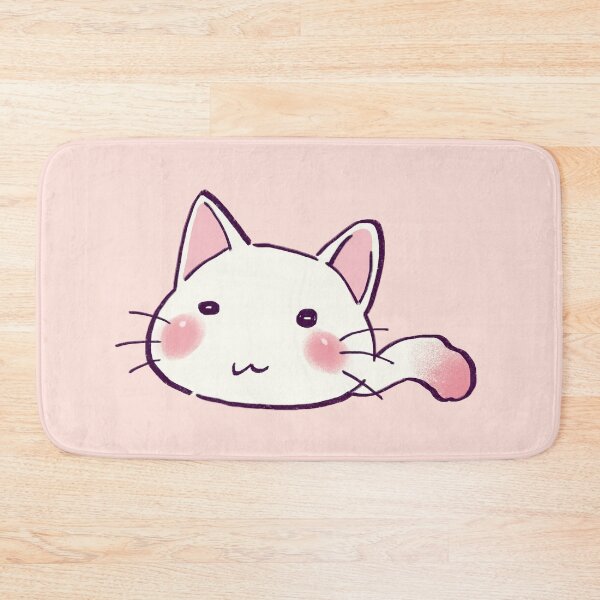 Item preview, I draw lucky star white cat designed and sold by RansRoom.